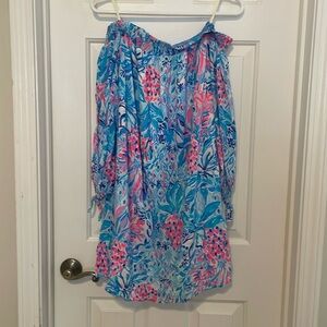 LO off the shoulder dress